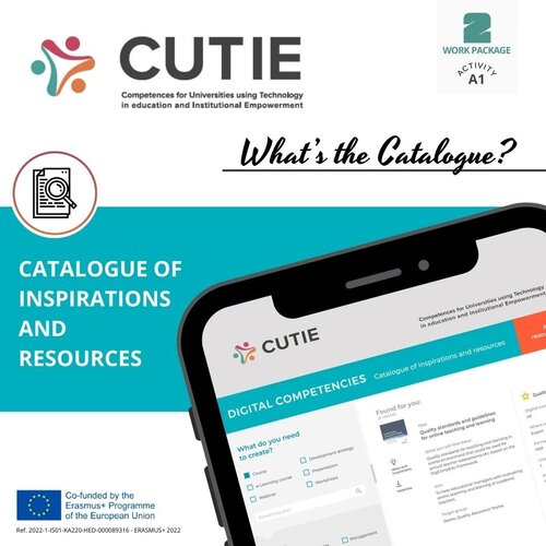 We keep pushing forward! 🚀
CUTIE catalogue is already live at https://cutie.unak.is/resources 📚

CUTIE catalogue of WP2...